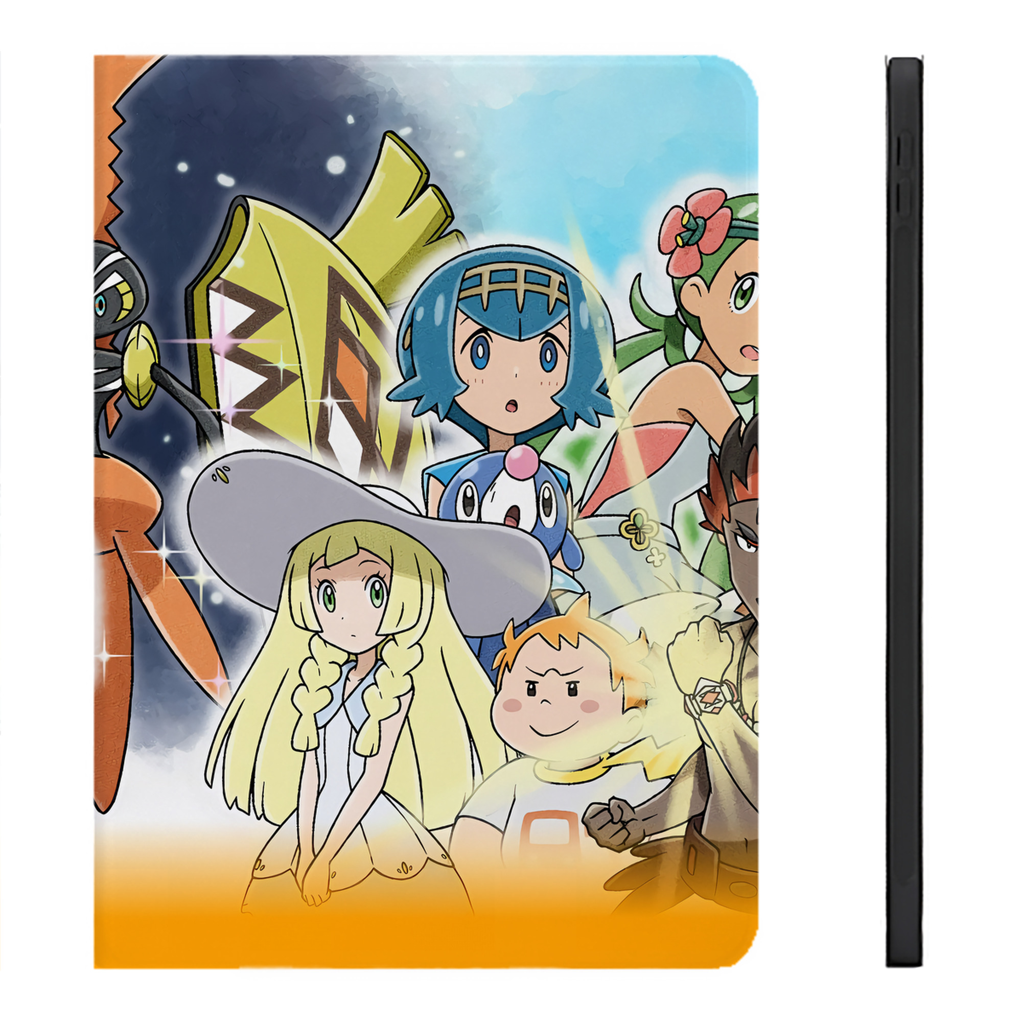 （画像用） ポケットモンスター Pokémon IPadケース ペンホルダー付き ブックスタイルデザイン